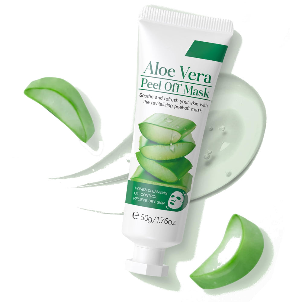 Easilydays Aloe Vera Peel Off Jelly Mask during application provides hydrating moisture for smoother skin