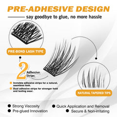 EASITENSION customizable lash sizes for versatile styles.