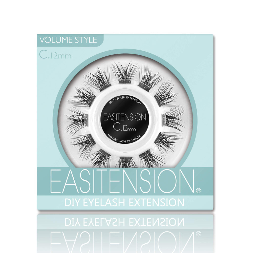 EASITENSION DIY eyelash extension 3D clusters for a customizable volume look