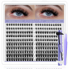 EASITENSION lash clusters 240 pieces for versatile DIY looks
