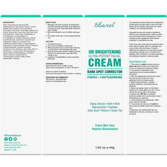 Ebanel alpha arbutin niacinamide formula box emphasizes radiant skin