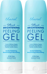Ebanel Brightening Peeling Gel two-pack on display for easy routine.