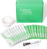 Ebanel Collagen Peptides Wash-Off Mask Set delivers instant tightening and brightening at home.