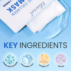 Ebanel face mask with peptide to support elasticity and smoother texture