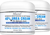 Ebanel Urea 40% foot cream pack hydrates dry, rough skin.