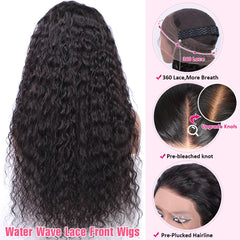 Ebarly pre-plucked HD lace front with bleached knots for seamless hairline