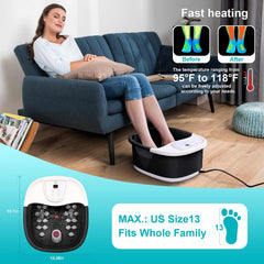 ECARBME foot spa rollers target tired feet, boosting circulation during a relaxing session