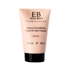 Ecco Bella foundation bottle showcasing natural coverage and a lightweight feel.