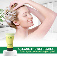 Eco Amenities biodegradable packaging helps reduce waste in accommodations.