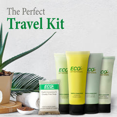ECO amenities body wash bottle 30ml captured for travel convenience.