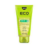 Eco Style Olive Oil Hair Gel travel bottle showing on-the-go moisture and shine.