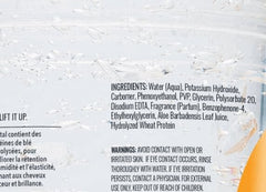 EcoCo Krystal styling gel 946ml jar featuring a clear formula for defined curls and sleek finishes.