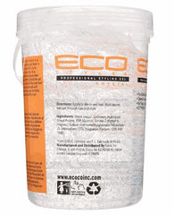 EcoCo Krystal styling gel hand application showing easy, versatile hold.