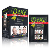 ECOFAN Dexe black hair shampoo pack for at-home instant color