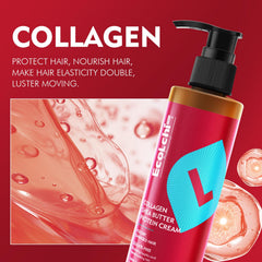 ECOLCHIPRO Ecolchi hair shine closeup after leave-in treatment