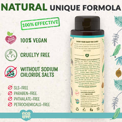 ecoLove Moroccan oil extract label close-up emphasizing nourishing scalp care
