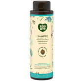 ecoLove natural shampoo bottle highlights sulfate-free formula for all hair types