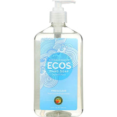 ECOS Free And Clear Hand Soap bottle for daily handwashing, 17 oz