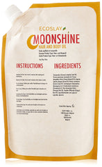 Ecoslay Moonshine oil bottle pour for easy hair and skin moisture