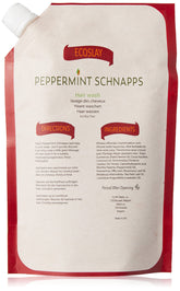 Ecoslay Peppermint Schnapps Hair Wash bottle front view with clean packaging and refreshing scent