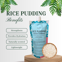 Ecoslay Rice Pudding texture highlights deep moisture for curls.