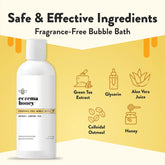 ECZEMA HONEY bottle-closeup highlights creamy foam and fragrance-free formula for daily use