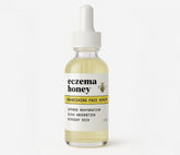 Eczema Honey Nourishing Face Serum bottle close-up showing hydrating formula