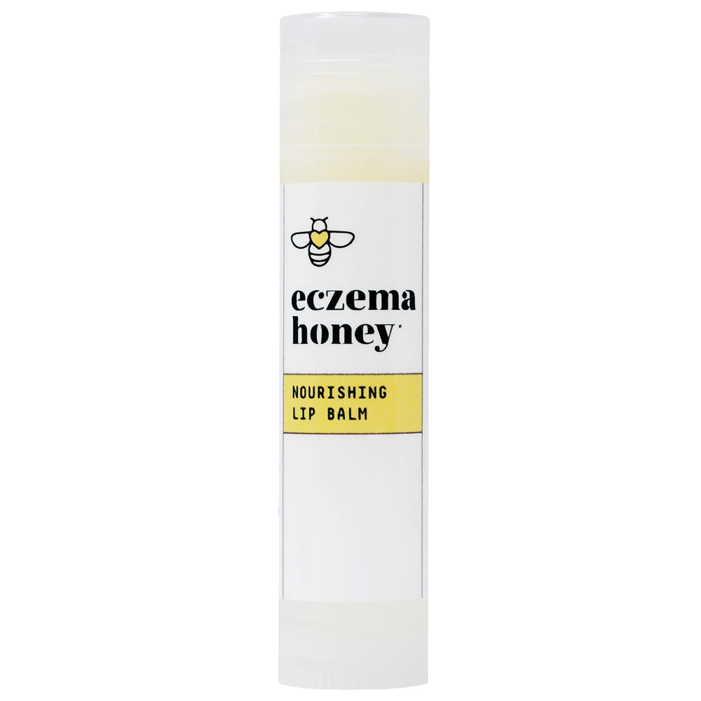 ECZEMA HONEY Nourishing Lip Balm in a tube delivers all-day moisture.