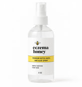ECZEMA HONEY Premium Witch Hazel and Aloe Spray bottle pour for easy, soothing application.