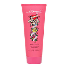 ED HARDY Christian Audigier body lotion bottle for daily hydration and soft skin.