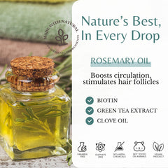 EDENIKA BOTANICALS rosemary conditioner label closeup—sulfate-free formula details.