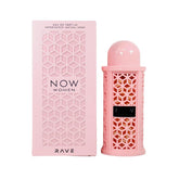EDP Rave Now spray bottle close-up for long-lasting daily fragrance.