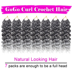 EERYA GoGo Curl crochet hair with needle included, simplifying beginner-friendly installation.