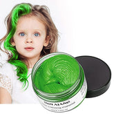 EFLY Hair Wax Green bottle close-up shows temporary color for easy styling