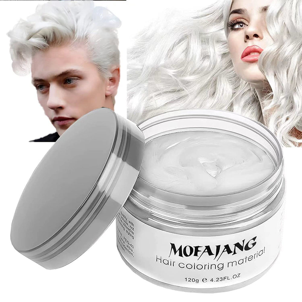 EFly Hair Wax White packaging shows natural ingredients and easy daily styling benefits.