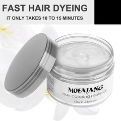 EFly Hair Wax White tube closeup highlights smooth texture and quick color.