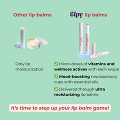 Efpy Calm/Curb/Perk ingredients highlight green coffee and L-theanine components.