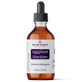 Eggplant Tincture bottle highlighting discoloration areas for conditioning