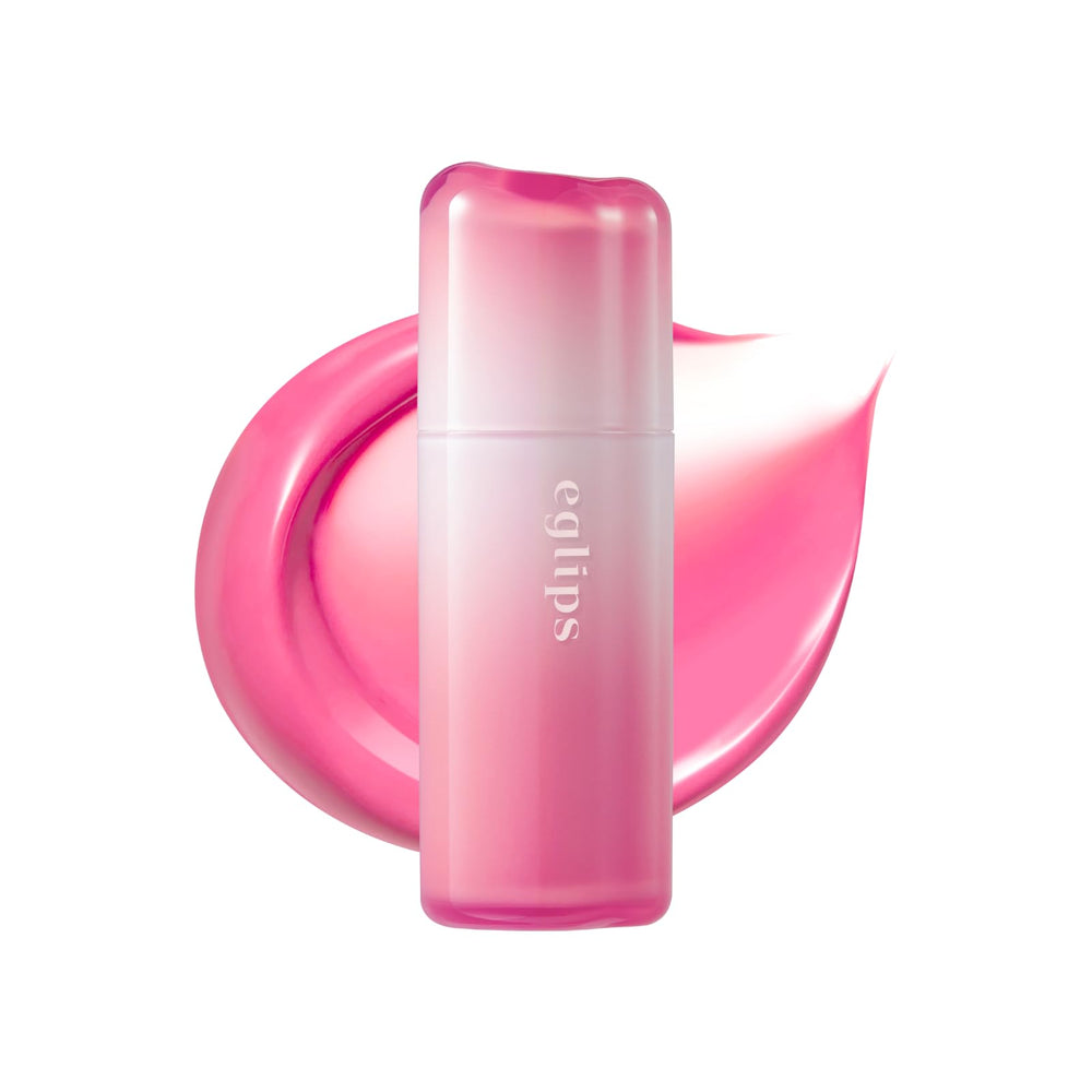 EGLIPS DEW GLAZE TINT 04 Fairy bottle showing long lasting tint and gloss