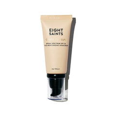 Eight Saints Chase the Sun SPF 30 packaging shown for daily mineral protection.
