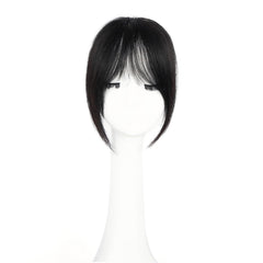 EINAEY clip-in bangs natural blend close-up for seamless daily wear