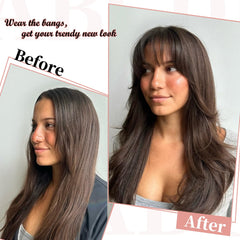 EINAEY wispy edges soften hairline for flattering framing