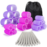 ELASO jumbo rollers for voluminous, heatless curls and dramatic texture.