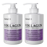Elastalift Collagen Cream fragrance-free bottle demonstrates hydration for sensitive skin.