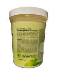 Elastaqp olive and mango leave-in texture showing smooth, manageable hair care.