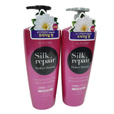 ELASTINE Silk Repair shampoo bottle pour for silky shine and detangled hair