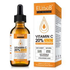 ELBBUB premium serum bottle shows silky formula for daily care and hydration