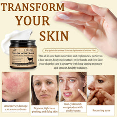 ELBBUB whipped tallow cream unscented formula supports sensitive skin.