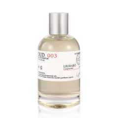 EldEast LRERABO No.003 bottle highlighting oud-forward fragrance for evening wear.