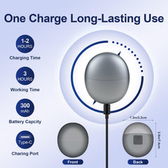 Electric Nail Clipper with quiet operation ideal for late-night use.